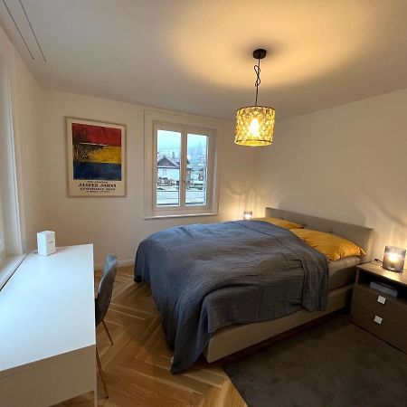 Modernes Apartment Am Fuss Des Pilatus - Skigebiet Hergiswil Esterno foto