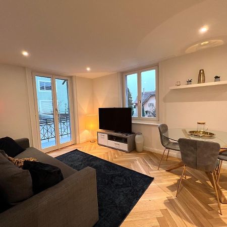 Modernes Apartment Am Fuss Des Pilatus - Skigebiet Hergiswil Esterno foto